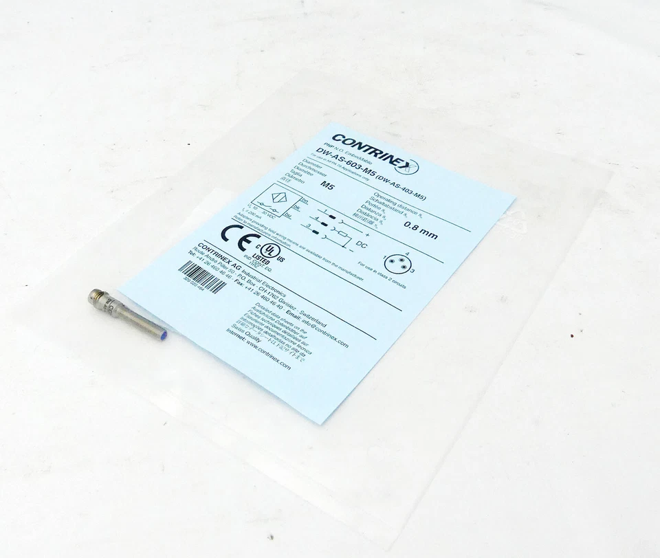 CONTRINEX DW-AS-603-M5 (DW-AS-403-M5) Näherungsschalter -sealed-