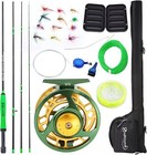 Standard Fly Fishing Combo Starter Kit, 5/6 Weight 9' Fly Rod with SuperPolymer
