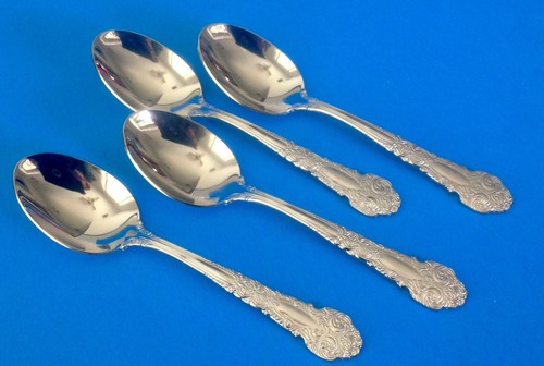 4 Reed & Barton RENAISSANCE stainless Teaspoons NEW!! - Picture 3 of 4