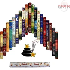 Incense Sticks Variety Pack 15 Fragrances 300 Long-Lasting Aromatherapy Medit...