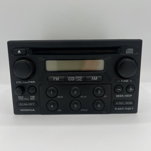 98 99 00 Honda Accord AM FM Radio Single Disc CD Player 39100-S84-A210 OEM
