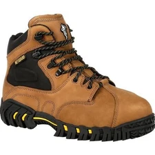 MICHELIN Men's 6" Steel Toe Internal Metatarsal Guard Work Boot Brown - XPX763,