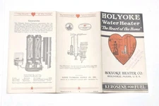 Holyoke MA Water Heater Co Kerosene For Fuel Foldout Advertising Pamphlet 1926