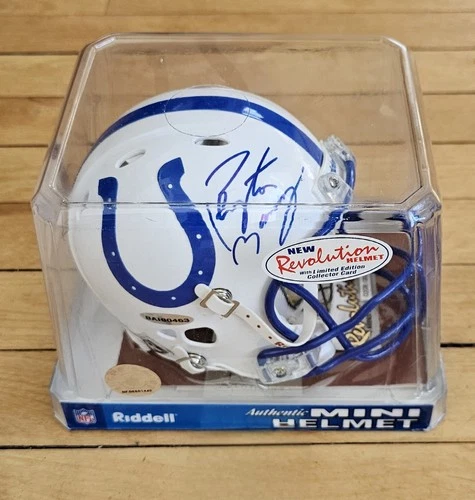 PEYTON MANNING AUTHENTIC Autographed/Signed Riddell  Mini-Helmet! UDA CERTIFIED