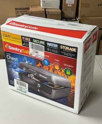 SentrySafe CHW30200 Fire Water-Resistant Box Safe Large Chest Key