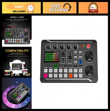 Mini Sound Mixer Board with 16 Effects, Voice Changer  Bluetooth for Live Strea