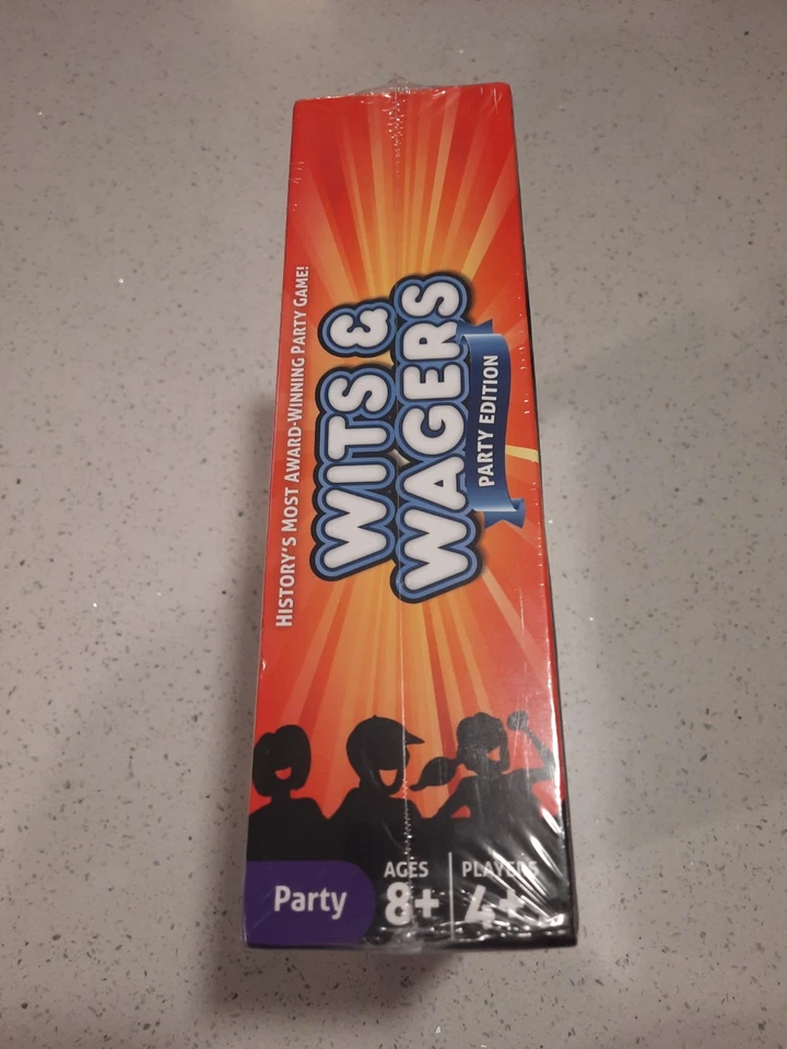 Ingenio y Apuestas Edición Fiesta Edades 8+ Y 4+ Jugador Sellado/Ligero Desgarro en Sello! Foto 3 de 4