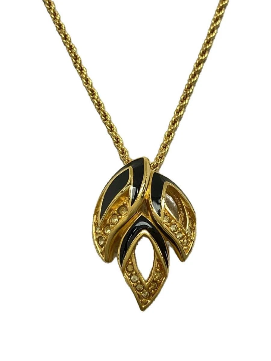 Collana Christian Dior donna foglia con top GLD