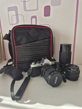 Kamera Porst CR-3 automatic mit Objektiven und Tasche