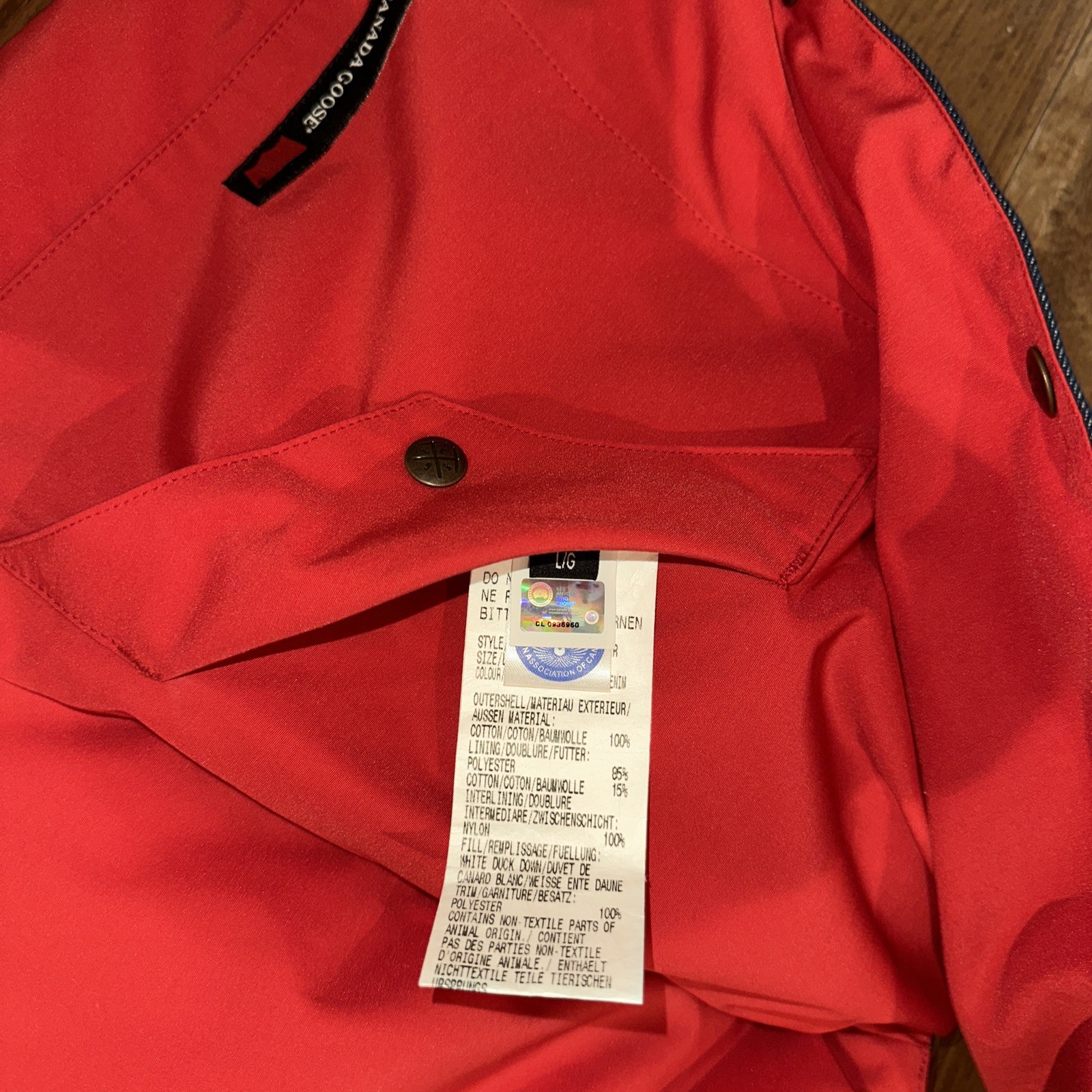 Rare Canada Goose x Levi’s 1 of 300 Denim Reversible Freestyle Vest Jacket 2013 thumbnail 14