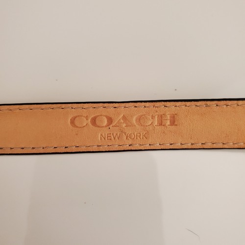 Coach Double Wrap Leather Bracelet Mint Green with Silver Tone Turn Lock Clasp - Picture 5 of 5
