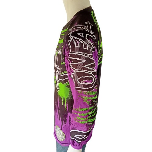 ONEAL Mayhem vintage mens size XL jersey purple green motocross MX racing retro - Bild 4 von 10