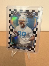 2021 Panini Prizm #416 Tre' McKitty RC Rookie Black and White Checker
