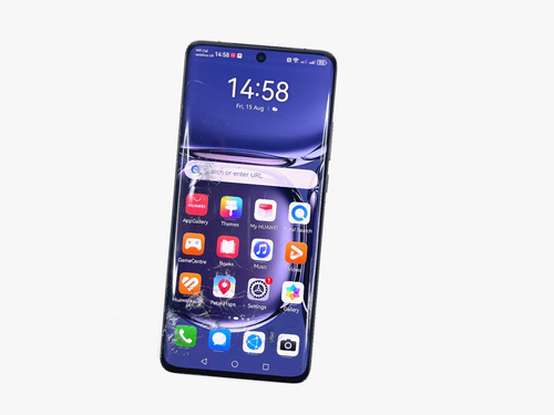 Huawei P50 Pro 256GB Golden Black Unlocked Dual SIM Smashed Screen Works 569