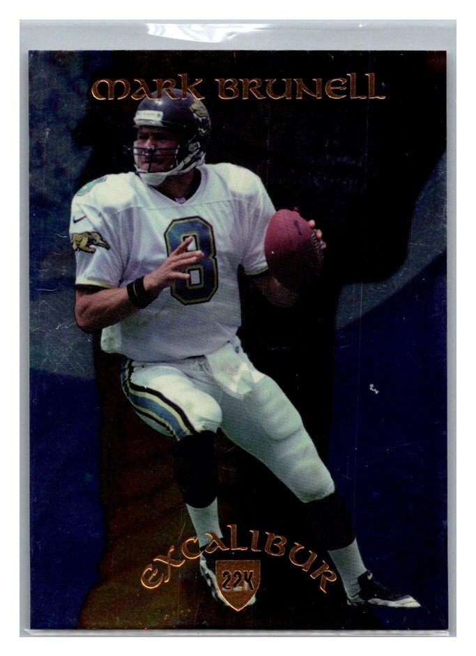1997 Collector's Edge Excalibur - 22k Knights Mark Brunell #07 /2000 TD0580