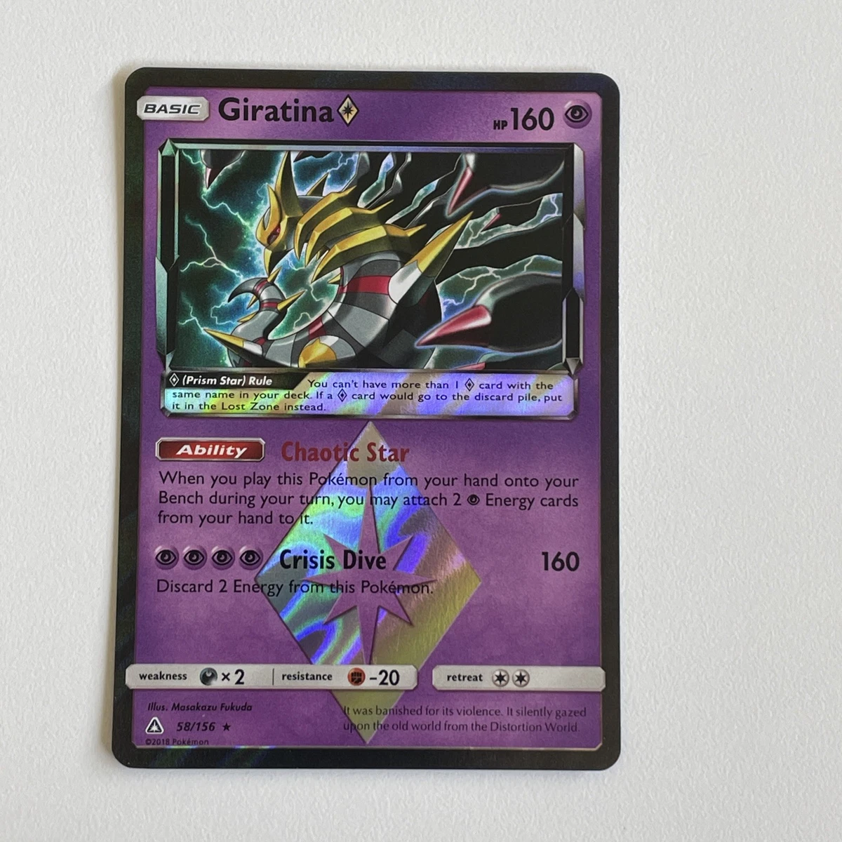 Giratina Prism Star Pokémon TCG Cards for sale | eBay