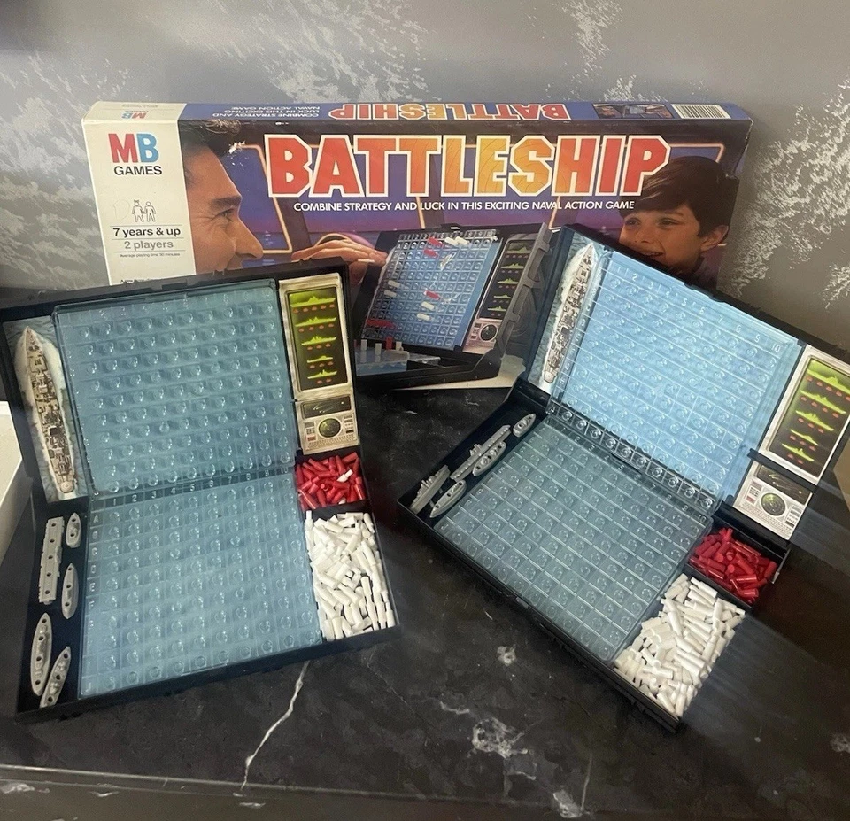 Vintage Battleship by MB Games 1993 The Classic Naval Action Game Complete VGC - Image 2 of 4