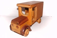 Vintage Amish Handmade Wooden Hand Crafted Truck Car