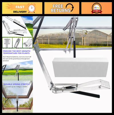 #ad #ad Automatic Greenhouse Vent Window Opener 15kg Load Upgraded Design for Easy Op $36.54