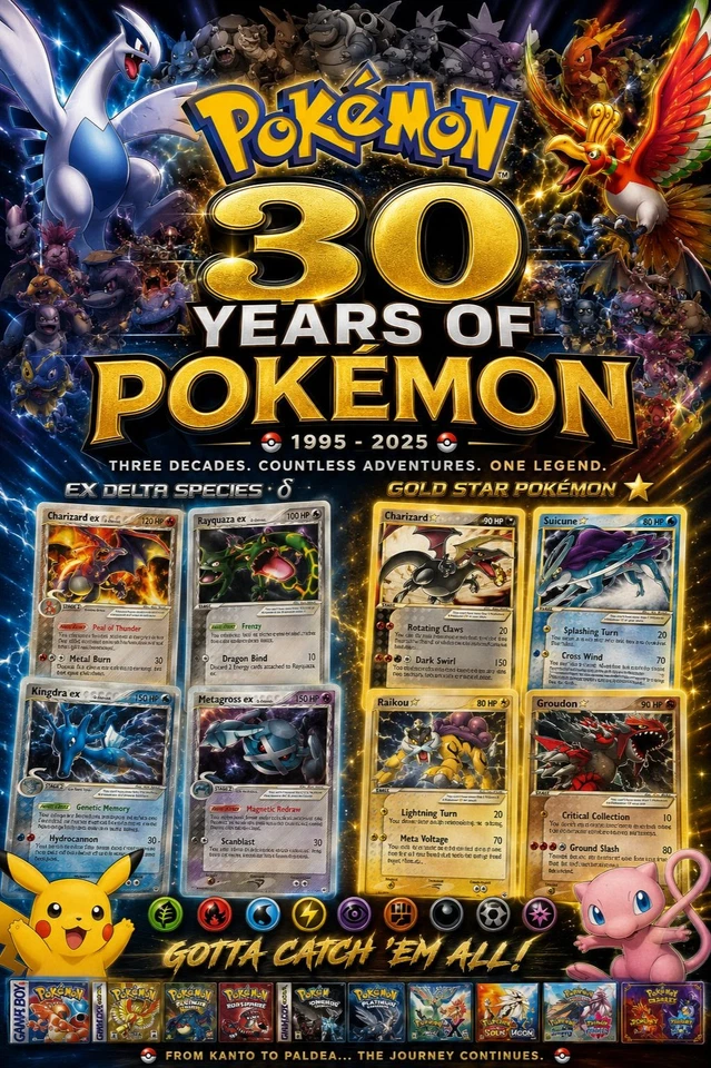 Pokemon 30th Anniversary Saga - Ex Delta Species