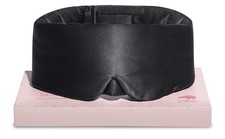 Silk Sleep Mask for Women Man, Mulberry Silk Eye, Adjustable Band and Soft Pre