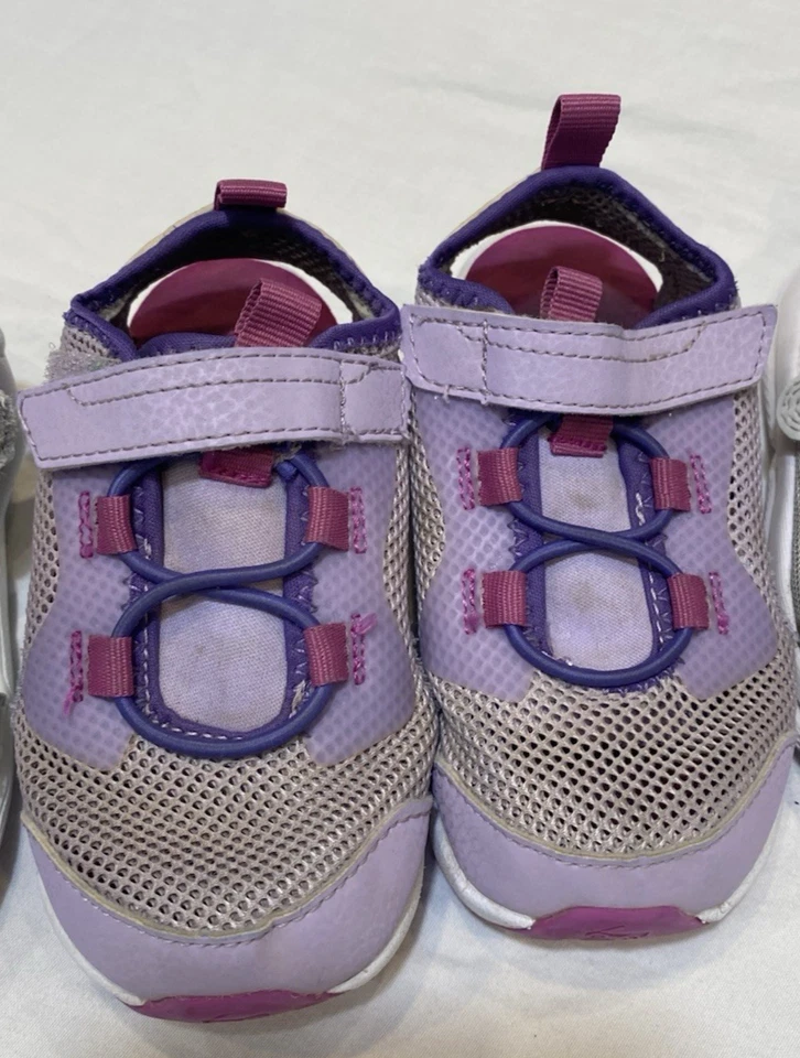 5 пар подержанных девочек размер 6-7 Swim туфли, под Armour кроссовки и сандалии - Изображение 3 из 4