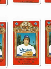 1981 Perma-Graphics Fernando Valenzuela XRC credit card, Harder to find than RC!