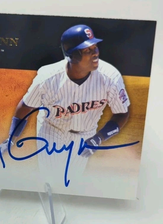 2012 Topps Golden Moments 托尼·格温签名卡签名亲笔签名名人堂教士 — 第 3/4 张图片