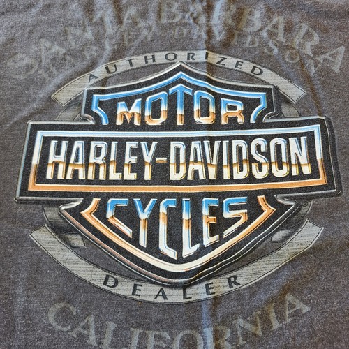 Harley Davidson Santa Barbara, California Men’s XL T-shirt Motorcycle USA - Picture 10 of 11