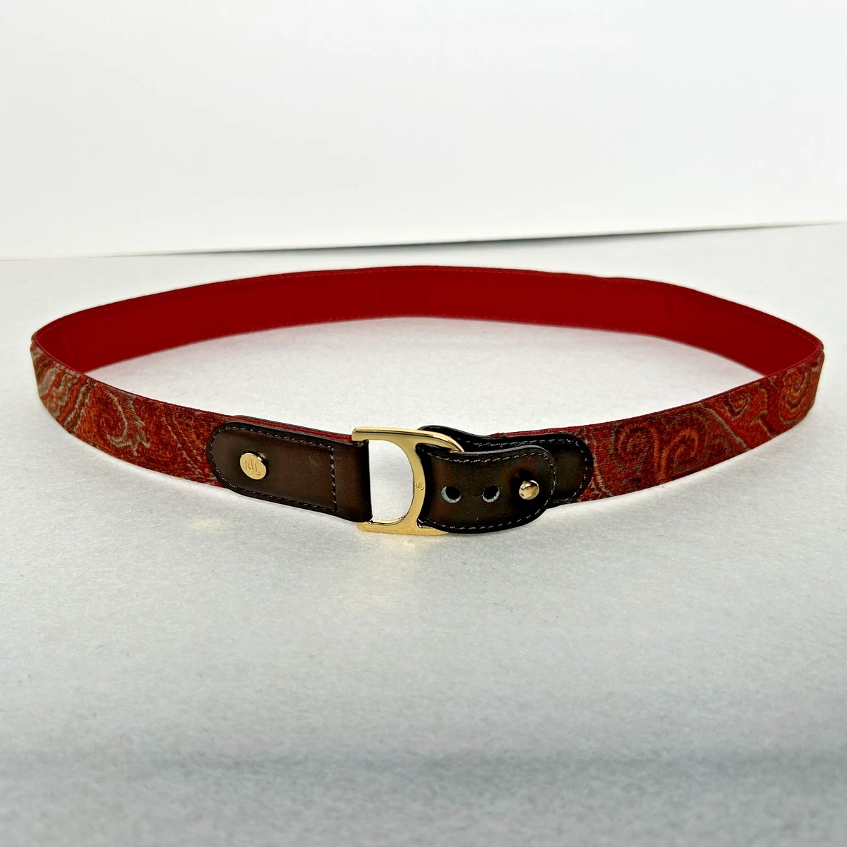Womens vintage Ralph lauren red leather belt Polo Ralph Lauren Wide Belts for Women | Mercari main image 4