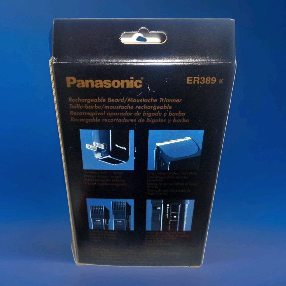 Panasonic ER389 Rechargeable Electric Personal Beard Moustache Trimmer Men - Image 2 of 2