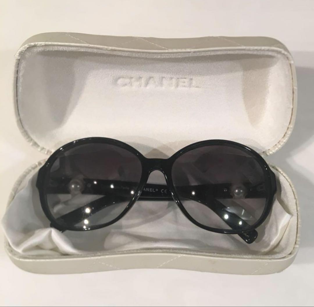 CHANEL Pearl-Adorned Sunglasses for Women