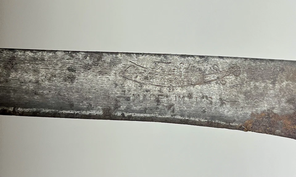 Ontario Knife Co Juego de 5 cuchillos de cocina antiguos de nogal americano bloque colgante de pared Foto 2 de 4