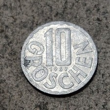AUSTRIA 🇦🇹 TEN (10) GROSCHEN COIN 1969