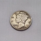 Nice Tough Early-Date VF Condition 1917-D MERCURY DIME w/FREE SHIPPING