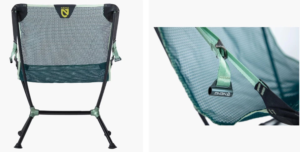 NEMO Moonlite откидывающийся лагерь стул, цвет лагуны (распродажа) - Бесплатная доставка - Изображение 4 из 4
