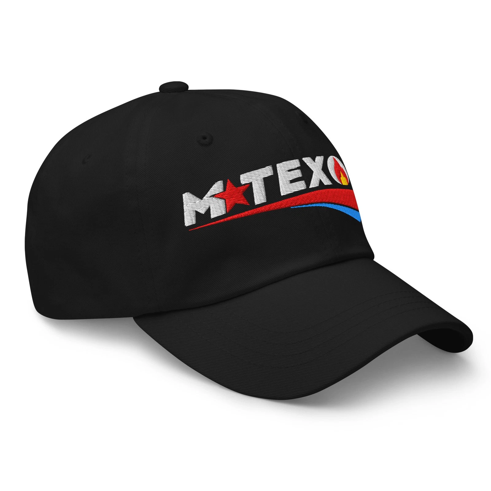 M Tex Oil Embroidered Dad Cap