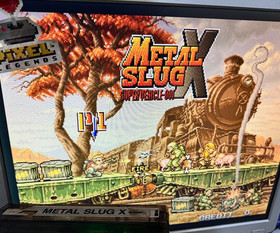 US Seller - Metal Slug X SNK Cartridge Neo Geo MVS -scratched label - working