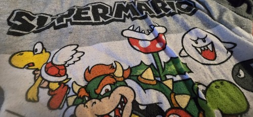 Mario Brother's Nintendo pajama top size 6/7 - Picture 15 of 16