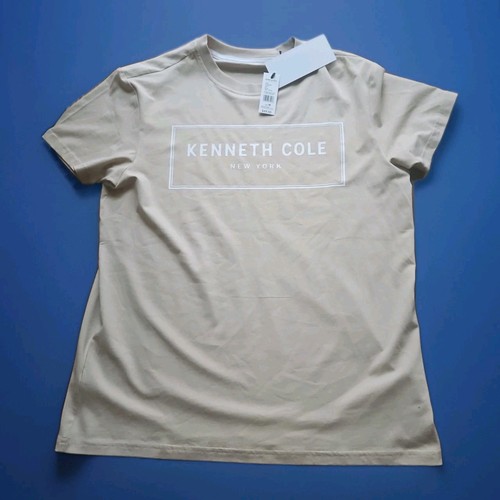 Kenneth Cole New York T-shirt Men's Color Beige Size M New - Picture 2 of 12