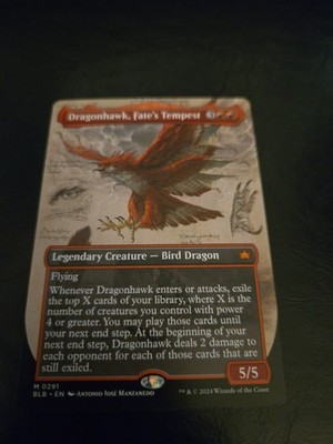 Dragonhawk, Fate's Tempest (Borderless) Bloomburrow Regular