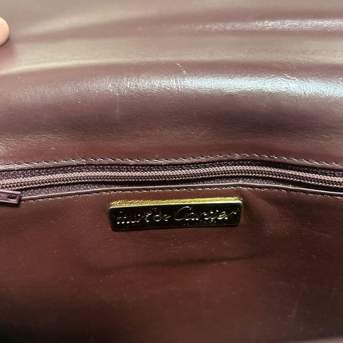 Cartier Leather Shoulder Bag Auth Bordeaux Women France 116934 - Picture 10 of 13
