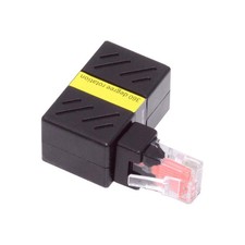 CAT6 UTP Male to Female 360 Degree Angled Rotating Adapter RJ45 8P8C
