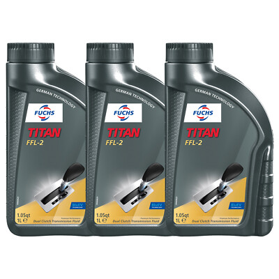 Fuchs 3 Liter TITAN FFL-2 Automatic Dual Clutch Transmission Fluid 3 x 1L