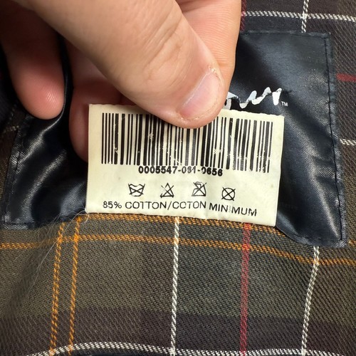 Barbour Wachsjacke Herren Gr. UK XXL Braun Baumwolle Classic Moorland Mantel Vintage - Bild 22 von 23