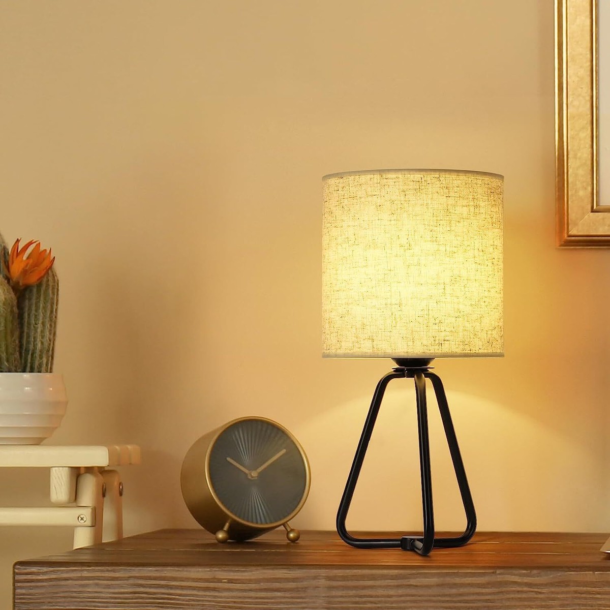Small Nightstand Lamps Set of 2 Table Lamps Modern Bedside Lamps