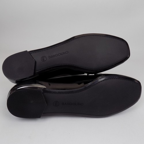 NEW! Bandolino Flavia 3 Loafers Women's Comfort Shoes Size 6.5 Med Black Patent - Picture 10 of 11