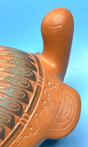 Navajo Clay Handmade Native Indigenous American Turtle By Vanessa Charlie Diné - 第 10/11 張圖片