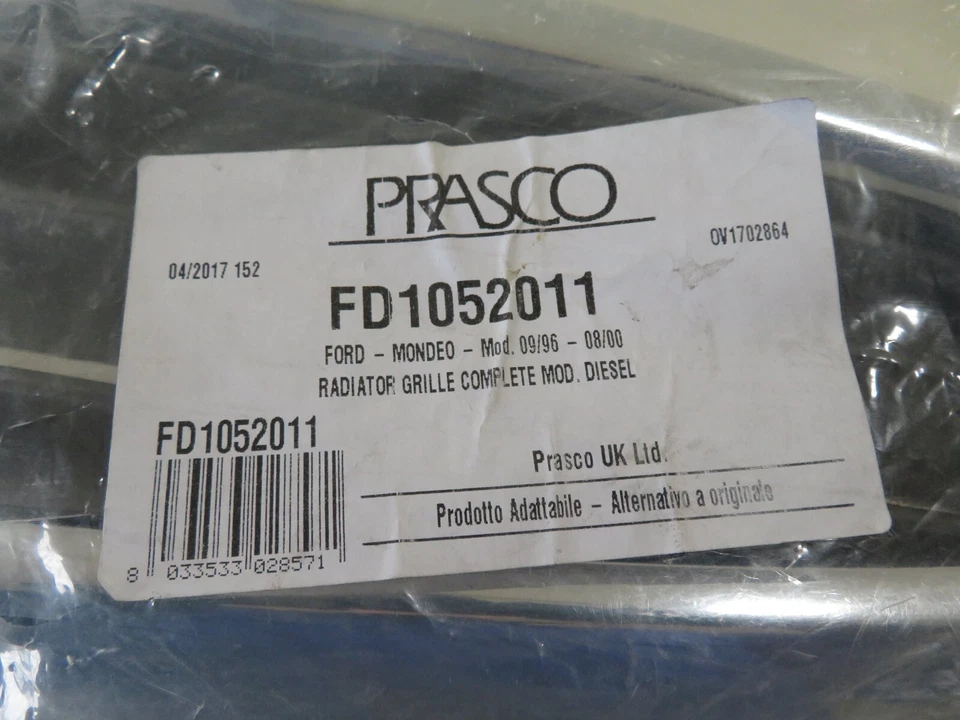 REJILLA DELANTERA FORD MONDEO MK2 1996-2000 FD1052011 Foto 3 de 4