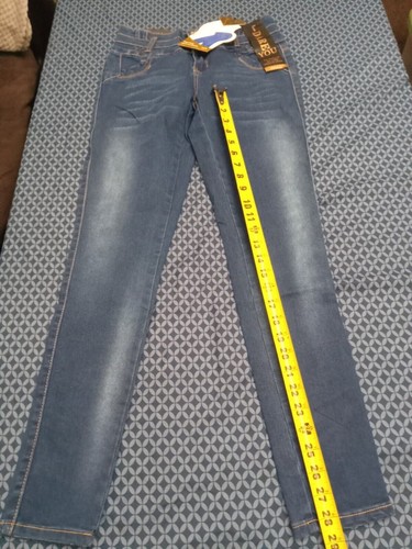 WAIST 30 INCHES SIZE 7 SKINNY JEANS STRETCH DENIM PUSH UP BLUE 7-2 MK1410 SZ7 - Picture 6 of 10